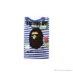 Hypeyourbeast Clothes BAPE Baby Milo Sesame Street Striped Tee Shirt 'BLUE'