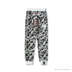 Hypeyourbeast BAPE Chinese Style Ink Camouflage 10th Anniversary Limited Pants 'WHITE'