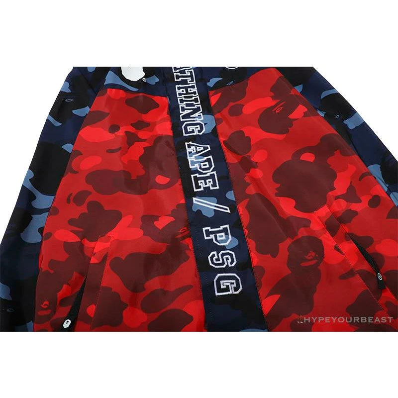 Hypeyourbeast Clothes BAPE X PSG Paris Saint-Germain Camouflage Blue-Red Hoodie 4 Hypeyourbeast Clothes BAPE X PSG Paris Saint-Germain Camouflage Blue-Red Hoodie