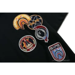 Hypeyourbeast Clothes BAPE Shark Head Crazy Patch Tee Shirt