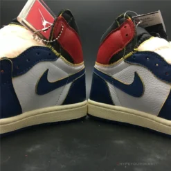 Hypeyourbeast Jordan 1 Retro High Union Los Angeles Storm Blue Blue Toes