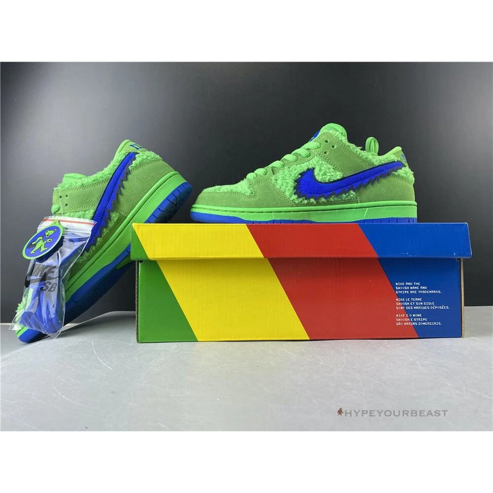 Hypeyourbeast Nike SB Dunk Low X Grateful Dead Green Bear 10 Hypeyourbeast Nike SB Dunk Low X Grateful Dead Green Bear