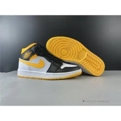 Hypeyourbeast Air Jordan 1 Mid 'Red Yellow Swoosh'