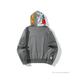 Hypeyourbeast BAPE Digital Pixel Camouflage Hoodie 'GREY' Clothes