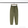 Hypeyourbeast BAPE Classic Ape Head Embroidered Standard Cotton Terry Pants 'ARMY GREEN'