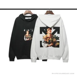 HypeYourBeast Off White Hoodie Black Fruits Hoodies & Jackets
