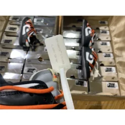 Hypeyourbeast Off White X Nike Dunk Low Black Orange Lace