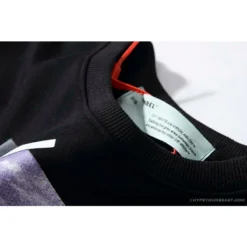 Hypeyourbeast OFF-WHITE Classic Wave Oil Painting Cotton Terry Long Sleeve Shirt 'BLACK' Shirts 17 Hypeyourbeast OFF-WHITE Classic Wave Oil Painting Cotton Terry Long Sleeve Shirt 'BLACK' Shirts