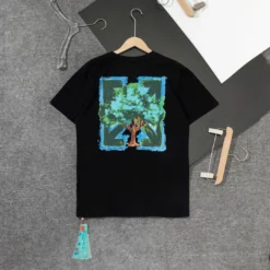 Hypeyourbeast T-Shirts OFF-WHITE Big Tree HD Pattern Tee Shirt 'BLACK'