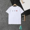 Hypeyourbeast OFF-WHITE Acrylic Hand-Painted Graffiti Pattern Tee Shirt 'WHITE'