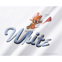 Hypeyourbeast OFF-WHITE Summer Tom And Jerry Print Tee Shirt 'WHITE' T-Shirts 17 Hypeyourbeast OFF-WHITE Summer Tom And Jerry Print Tee Shirt 'WHITE' T-Shirts