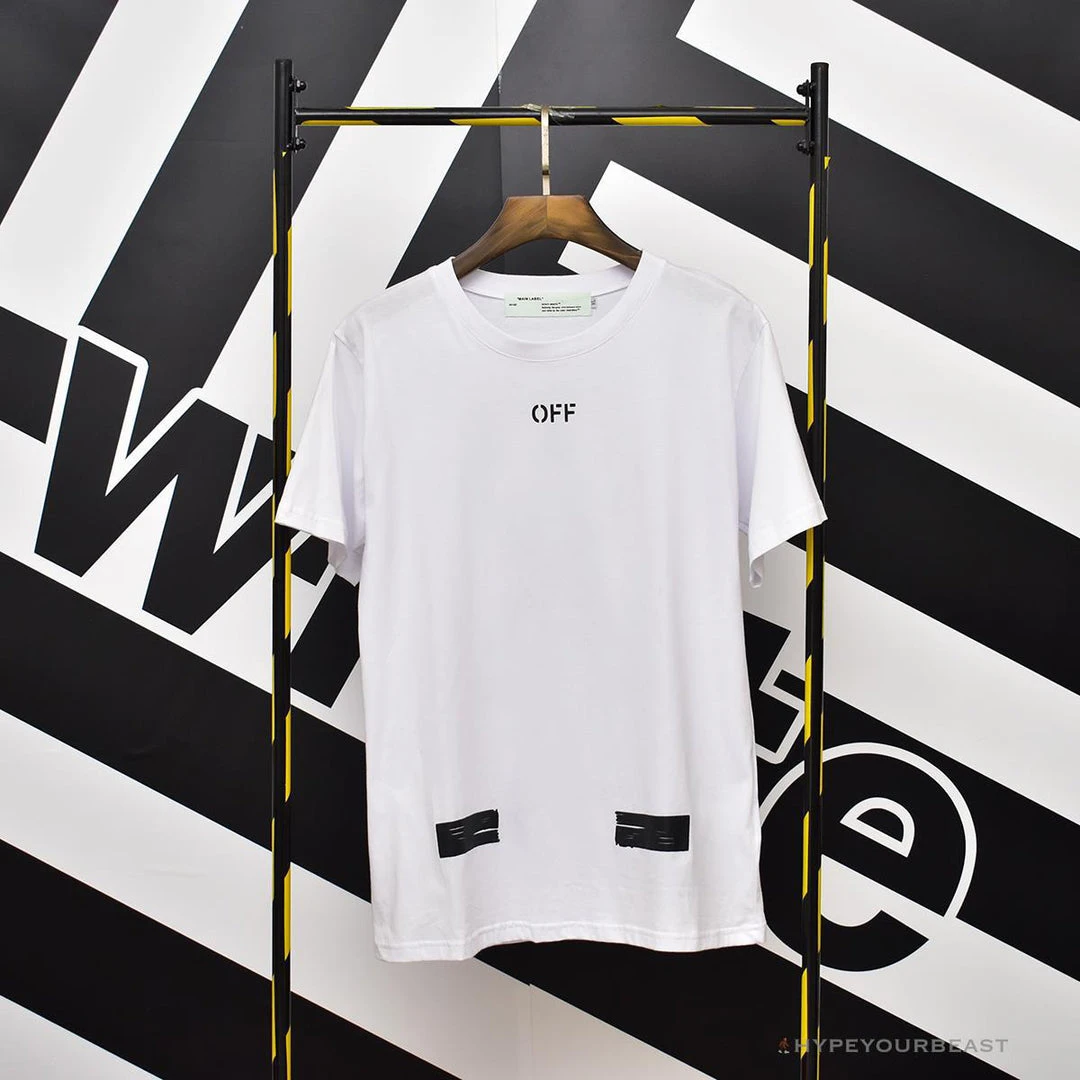 Hypeyourbeast OFF-WHITE Seeing Things Arrow Tee Shirt 'WHITE' T-Shirts 1 Hypeyourbeast OFF-WHITE Seeing Things Arrow Tee Shirt 'WHITE' T-Shirts