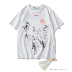 Hypeyourbeast OFF-WHITE The Virgin And Child With Saint Anne Tee Shirt 'WHITE' T-Shirts
