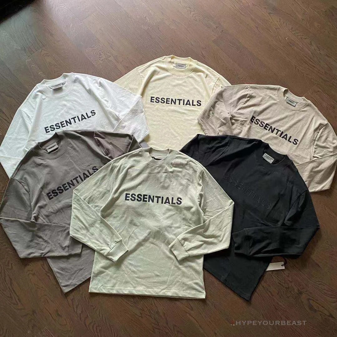 Hypeyourbeast FOG 'ESSENTIALS' Long Sleeve Shirt Grey Shirts 3 Hypeyourbeast FOG 'ESSENTIALS' Long Sleeve Shirt Grey Shirts