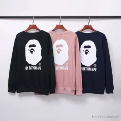 Hypeyourbeast BAPE Behind The Great Ape-Man Head Long Sleeve Shirt 'DARK BLUE' 16 Hypeyourbeast BAPE Behind The Great Ape-Man Head Long Sleeve Shirt 'DARK BLUE'
