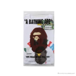 Hypeyourbeast Clothes BAPE Little Ape Head Colorful Classic Tee Shirt 'WHITE'