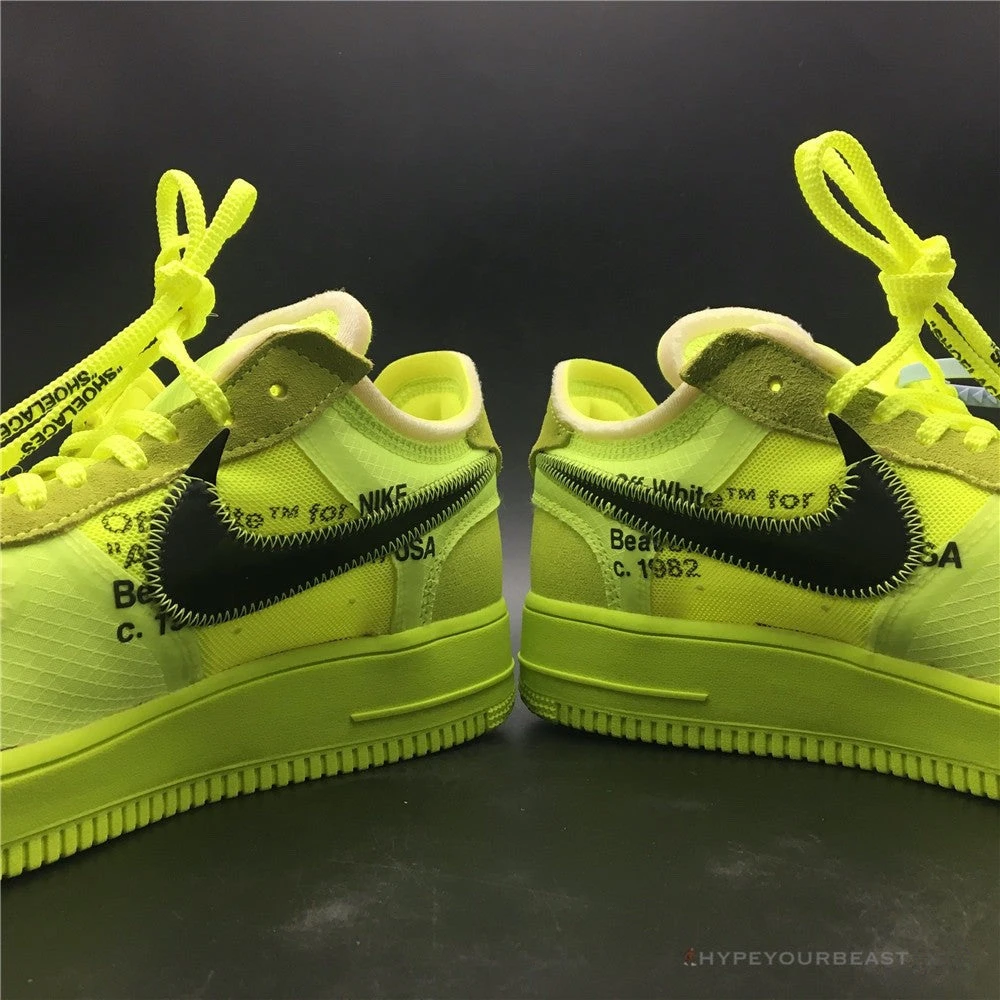 Hypeyourbeast Off-White X Nike Air Force 1 Low “Volt” 12 Hypeyourbeast Off-White X Nike Air Force 1 Low “Volt”