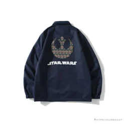 Hypeyourbeast BAPE X Star Wars Collaboration Windbreaker Jacket 'BLUE'