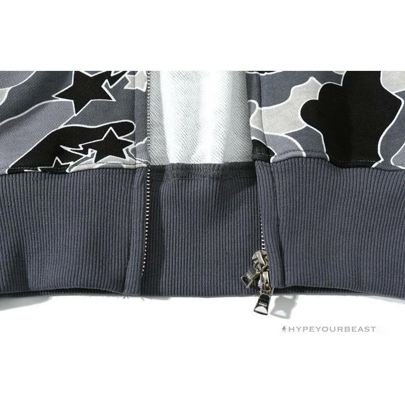 Hypeyourbeast BAPE Shark Head STA Star Camouflage Hoodie 'BLACK' 8 Hypeyourbeast BAPE Shark Head STA Star Camouflage Hoodie 'BLACK'