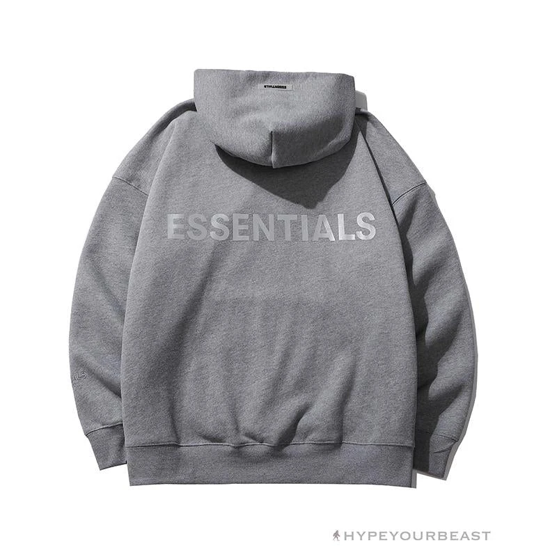 HypeYourBeast Hoodies & Jackets FOG Hoodie Reflective ‘ESSENTIALS’ Dark Gray 2 HypeYourBeast Hoodies & Jackets FOG Hoodie Reflective ‘ESSENTIALS’ Dark Gray