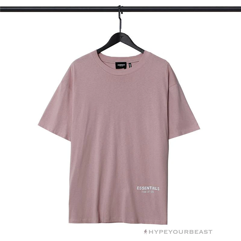 HypeYourBeast FOG Essentials Tee Shirt ‘Los Angeles’ PINK T-Shirts 1 HypeYourBeast FOG Essentials Tee Shirt ‘Los Angeles’ PINK T-Shirts