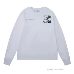 HypeYourBeast Off White Shirt Bear - White