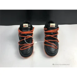 Hypeyourbeast Off White X Nike Dunk Low Black Orange