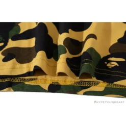 Hypeyourbeast Clothes BAPE KIDS Elbow Hug Gorilla Camouflage Tee Shirt 'YELLOW'