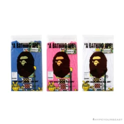 Hypeyourbeast Clothes BAPE Baby Milo Sesame Street Carp Streamer Tee Shirt 'PINK'