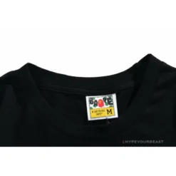 Hypeyourbeast Clothes BAPE Shark Head Crazy Patch Tee Shirt
