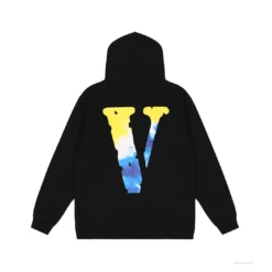 HypeYourBeast Vlone Hoodie Blue Yellow Logo (Black) 13 HypeYourBeast Vlone Hoodie Blue Yellow Logo (Black)