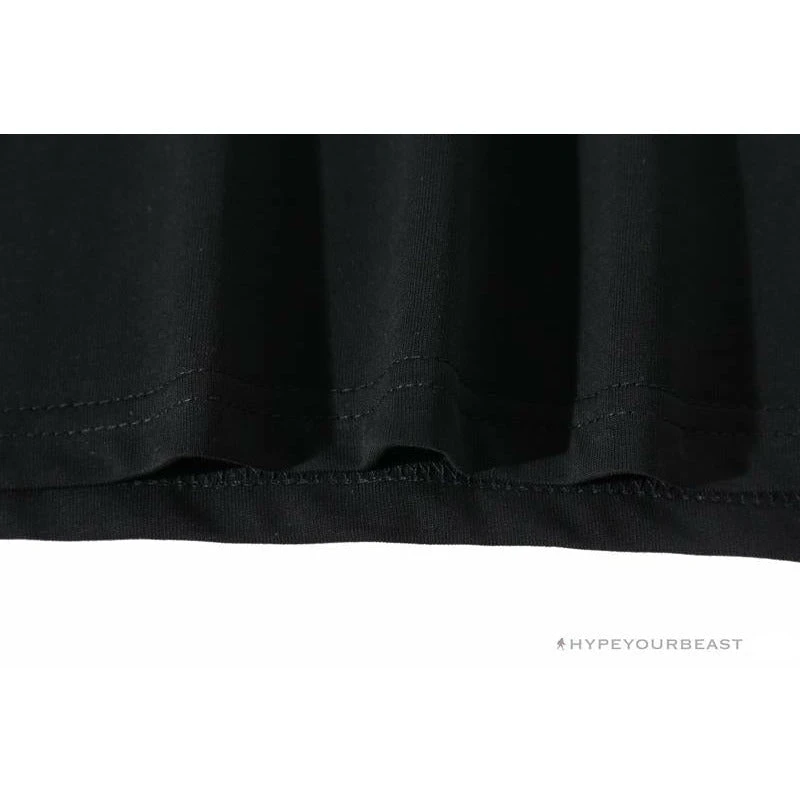 Hypeyourbeast Clothes BAPE Paint Splash Green Camouflage Tee Shirt 'BLACK' 5 Hypeyourbeast Clothes BAPE Paint Splash Green Camouflage Tee Shirt 'BLACK'