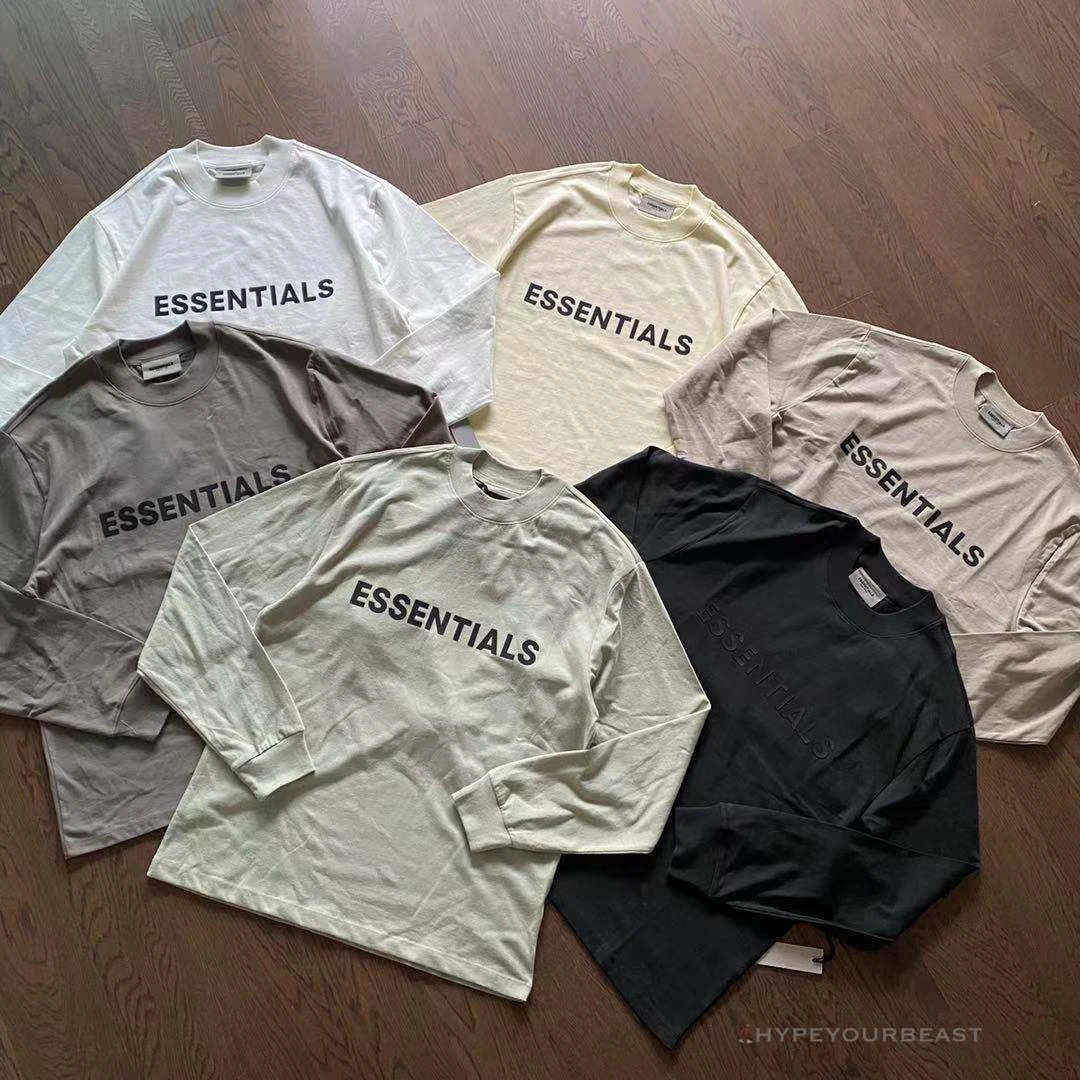 Hypeyourbeast FOG 'ESSENTIALS' Long Sleeve Shirt Grey Shirts 5 Hypeyourbeast FOG 'ESSENTIALS' Long Sleeve Shirt Grey Shirts