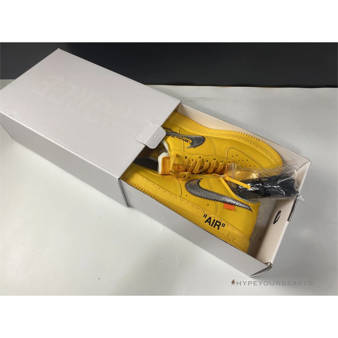 HypeYourBeast Off White X Air Force 1 Low 'Yellow' 10 HypeYourBeast Off White X Air Force 1 Low 'Yellow'