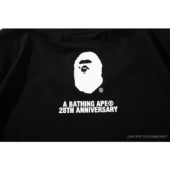 Hypeyourbeast BAPE Violent Bear Collaboration 28th Anniversary Camouflage Tee Shirt 'BLACK'