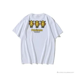 Hypeyourbeast Clothes BAPE Baby Milo Pocket Pikachu Tee Shirt 'WHITE'