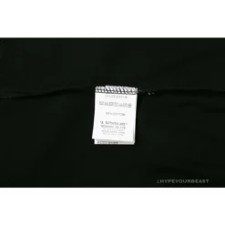 Hypeyourbeast Clothes BAPE Green Ape Head Blue Storm Tee Shirt 'BLACK'