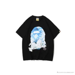 Hypeyourbeast BAPE Japan Limited Edition Mt. Fuji Sakura Tee Shirt 'BLACK'
