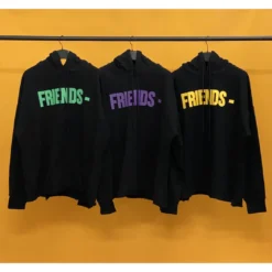 HypeYourBeast Hoodies & Jackets Vlone Green And Black Friends Hoodie 9 HypeYourBeast Hoodies & Jackets Vlone Green And Black Friends Hoodie