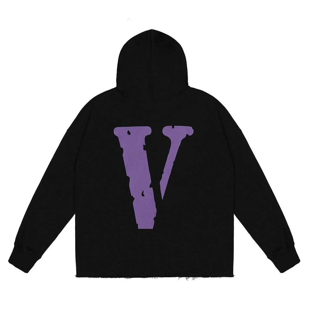 HypeYourBeast Hoodies & Jackets Vlone Purple And Black Friends Hoodie 2 HypeYourBeast Hoodies & Jackets Vlone Purple And Black Friends Hoodie