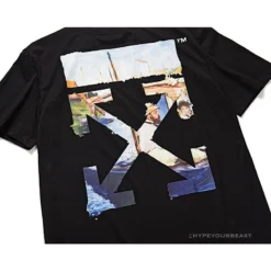 Hypeyourbeast OFF-WHITE Monet Tee Shirt 'BLACK'