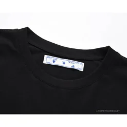 Hypeyourbeast OFF-WHITE Graffiti Letter Doraemon Tee Shirt ' BLACK' T-Shirts