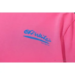 Hypeyourbeast T-Shirts OFF-WHITE Tropical Landscape Tee Shirt 'PINK'