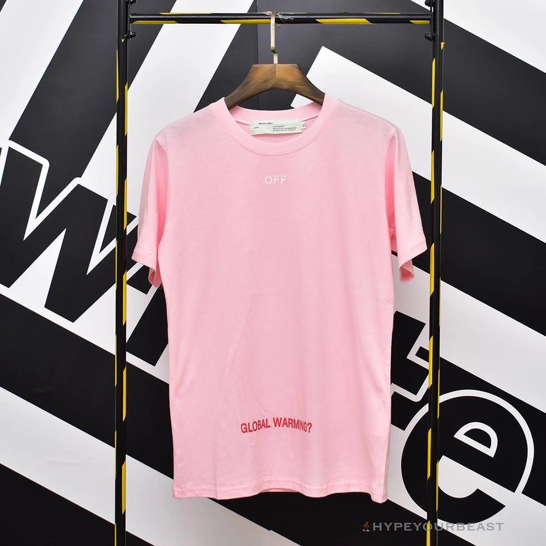 Hypeyourbeast OFF-WHITE Sakura Tee Shirt 'PINK' T-Shirts 1 Hypeyourbeast OFF-WHITE Sakura Tee Shirt 'PINK' T-Shirts