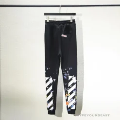 Hypeyourbeast OFF-WHITE Pants Black Paint 26 Hypeyourbeast OFF-WHITE Pants Black Paint
