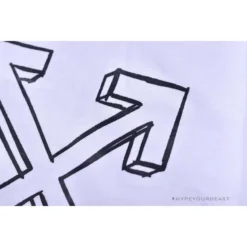 Hypeyourbeast OFF-WHITE Dimensional Sketch Shorts 'WHITE' Pants 14 Hypeyourbeast OFF-WHITE Dimensional Sketch Shorts 'WHITE' Pants