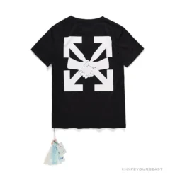 Hypeyourbeast T-Shirts OFF-WHITE Hand Shake Tee Shirt 'BLACK'