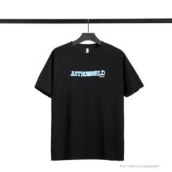 Hypeyourbeast OFF-WHITE Travis Scott Cactus Jack Astroworld Tee Shirt 'BLACK'