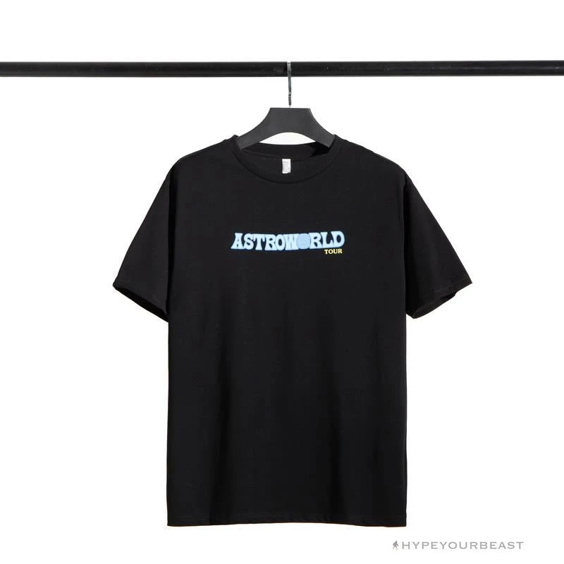 Hypeyourbeast OFF-WHITE Travis Scott Cactus Jack Astroworld Tee Shirt 'BLACK' 1 Hypeyourbeast OFF-WHITE Travis Scott Cactus Jack Astroworld Tee Shirt 'BLACK'