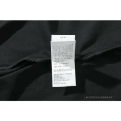 Hypeyourbeast BAPE Messy Letters Upside Down Little Ape Head Tee Shirt 'BLACK'